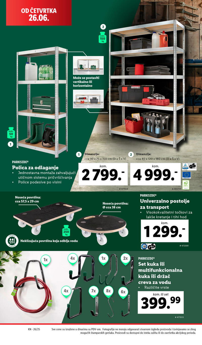 Lidl katalog akcija neprehrana