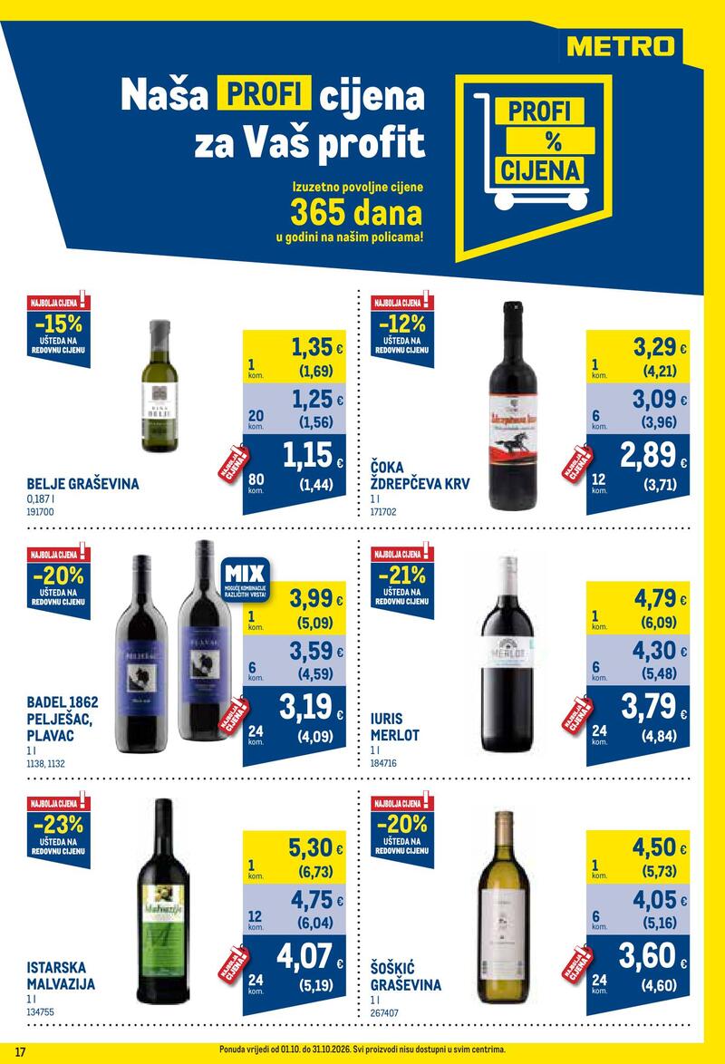 Metro katalog - Profi cijena