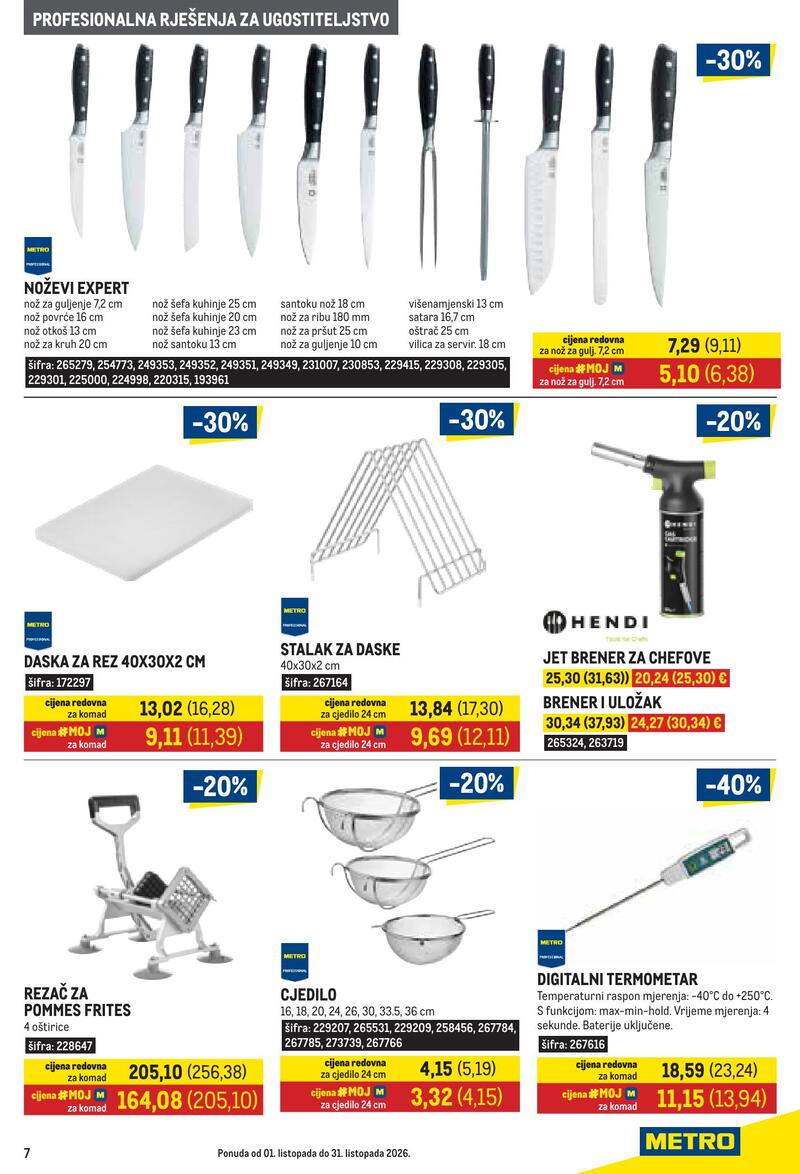 Metro katalog - Gastro ponuda proizvoda za ugostiteljstvo