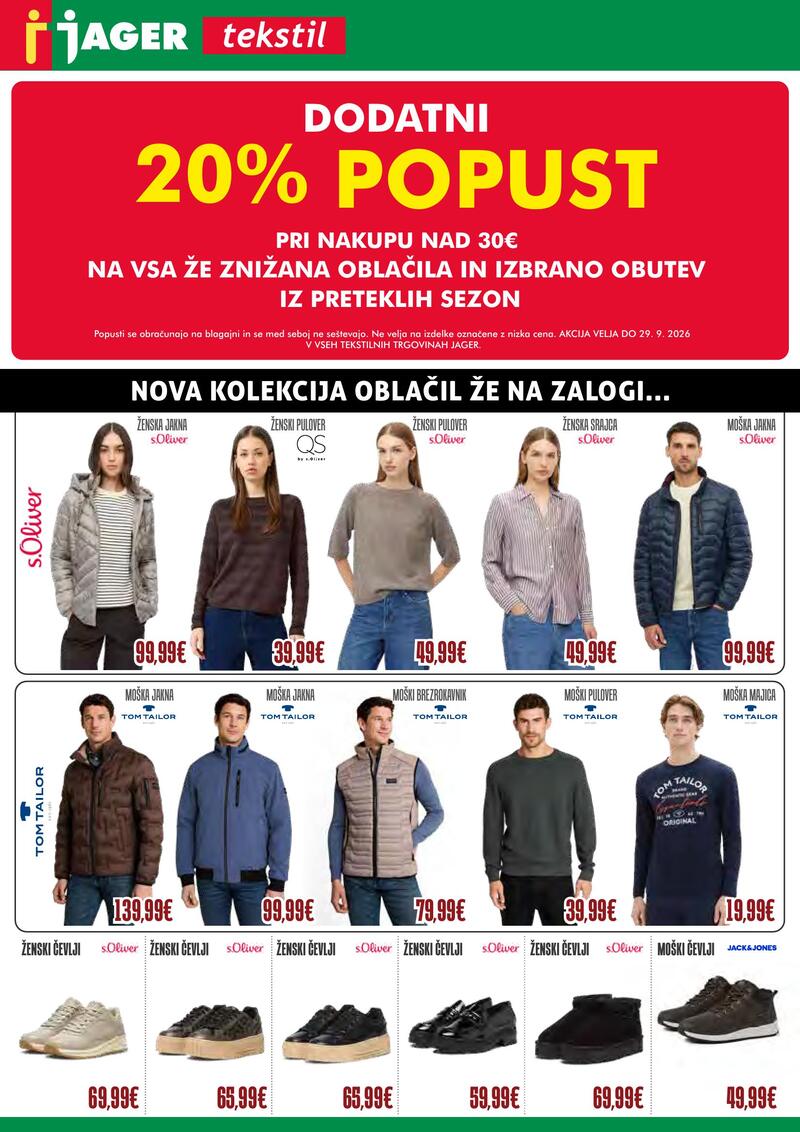 Jager katalog akcija Katalog tekstil