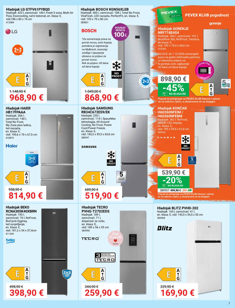 Pevex katalog - Mjesečna akcija