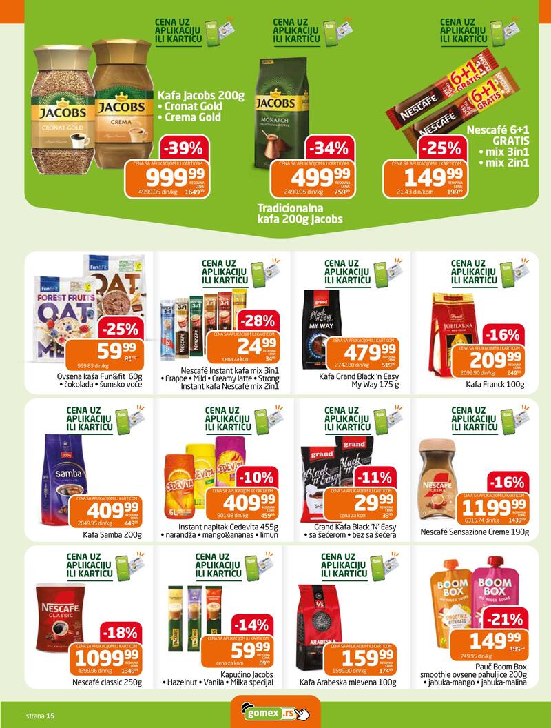 Gomex katalog hrana