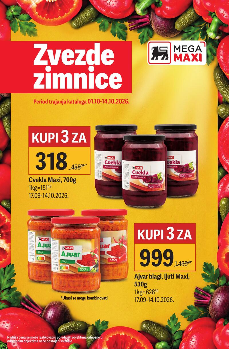 Mega Maxi katalog - Dvonedeljna akcija