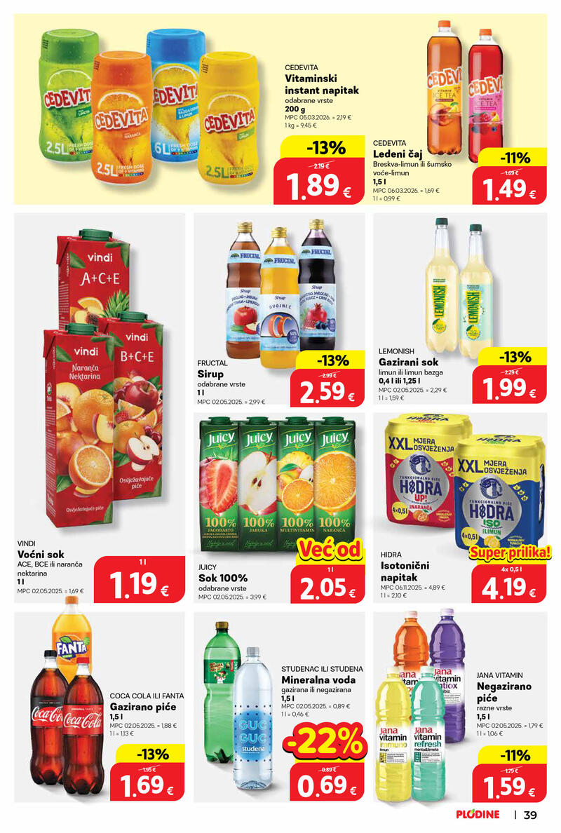 Plodine katalog - Tjedna akcija
