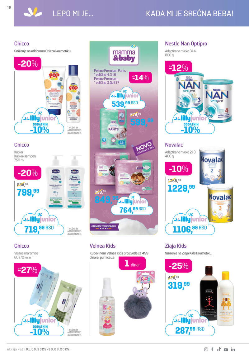Lilly Drogerie katalog akcija