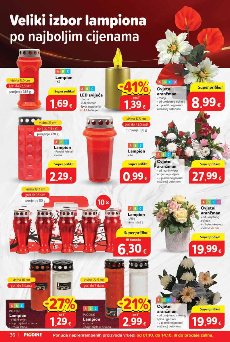 Plodine kataloška akcija