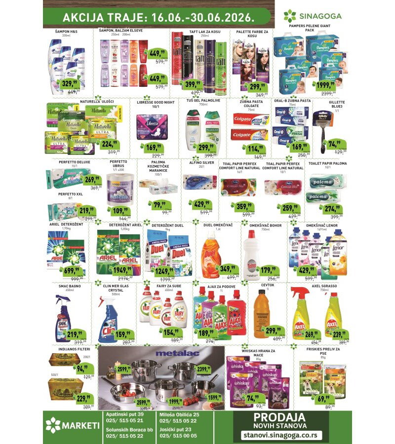 Sinagoga katalog akcija