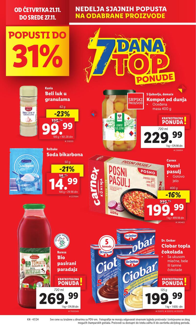 Lidl katalog akcija