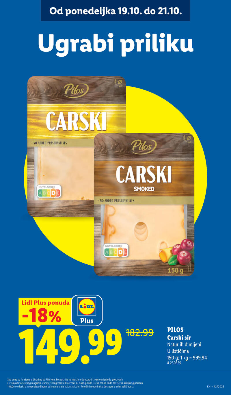 Lidl katalog - Nedeljna akcija