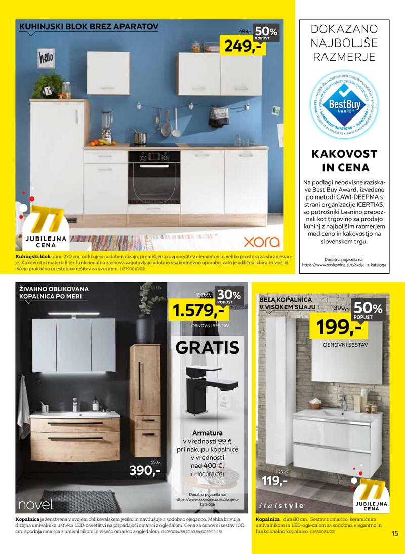 Lesnina XXXL redni katalog