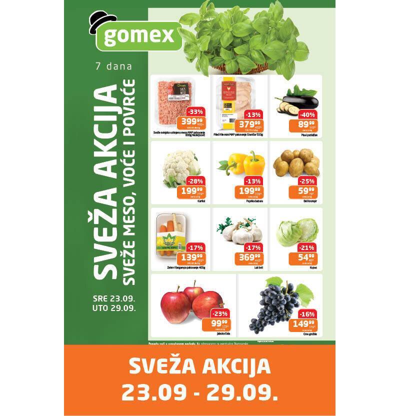 Gomex katalog akcija Nedeljna top ponuda