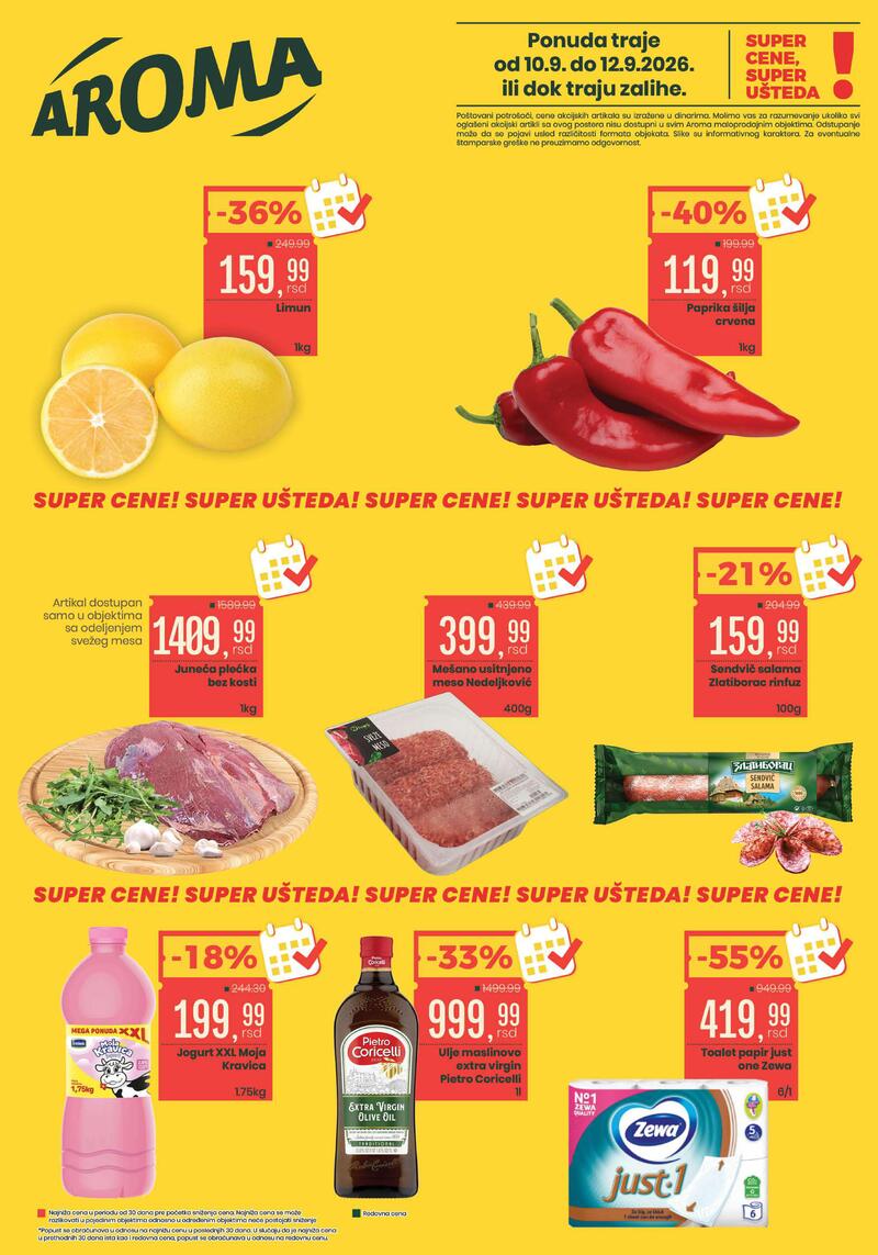 Aroma Market katalog akcija Vikend akcija