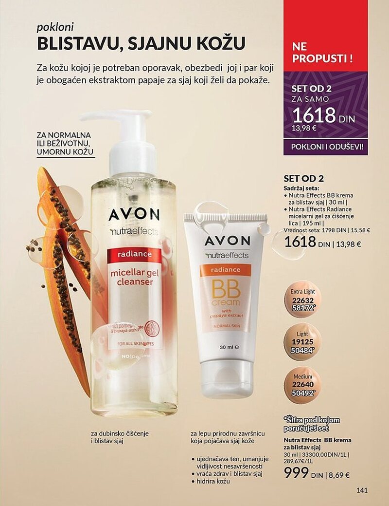 Avon katalog akcija