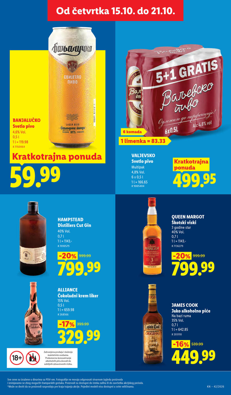 Lidl katalog - Nedeljna akcija