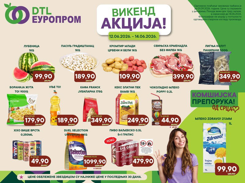 Europrom katalog akcija Vikend akcija