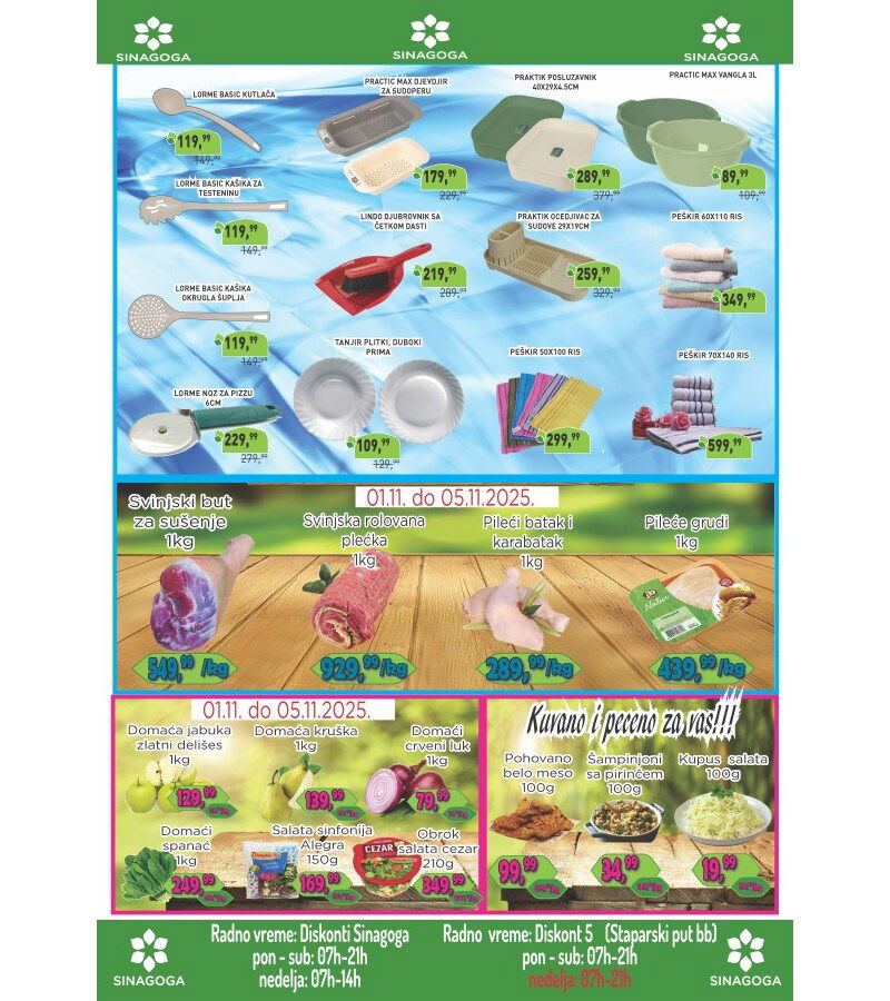 Sinagoga katalog akcija