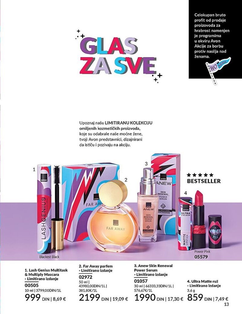 Avon katalog akcija