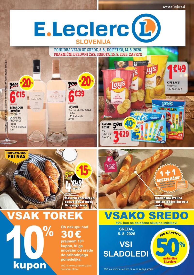 E.Leclerc katalog akcija Spletni katalog