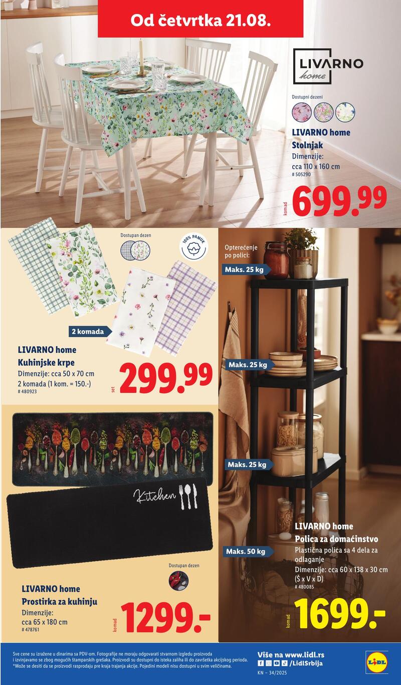 Lidl katalog akcija neprehrana