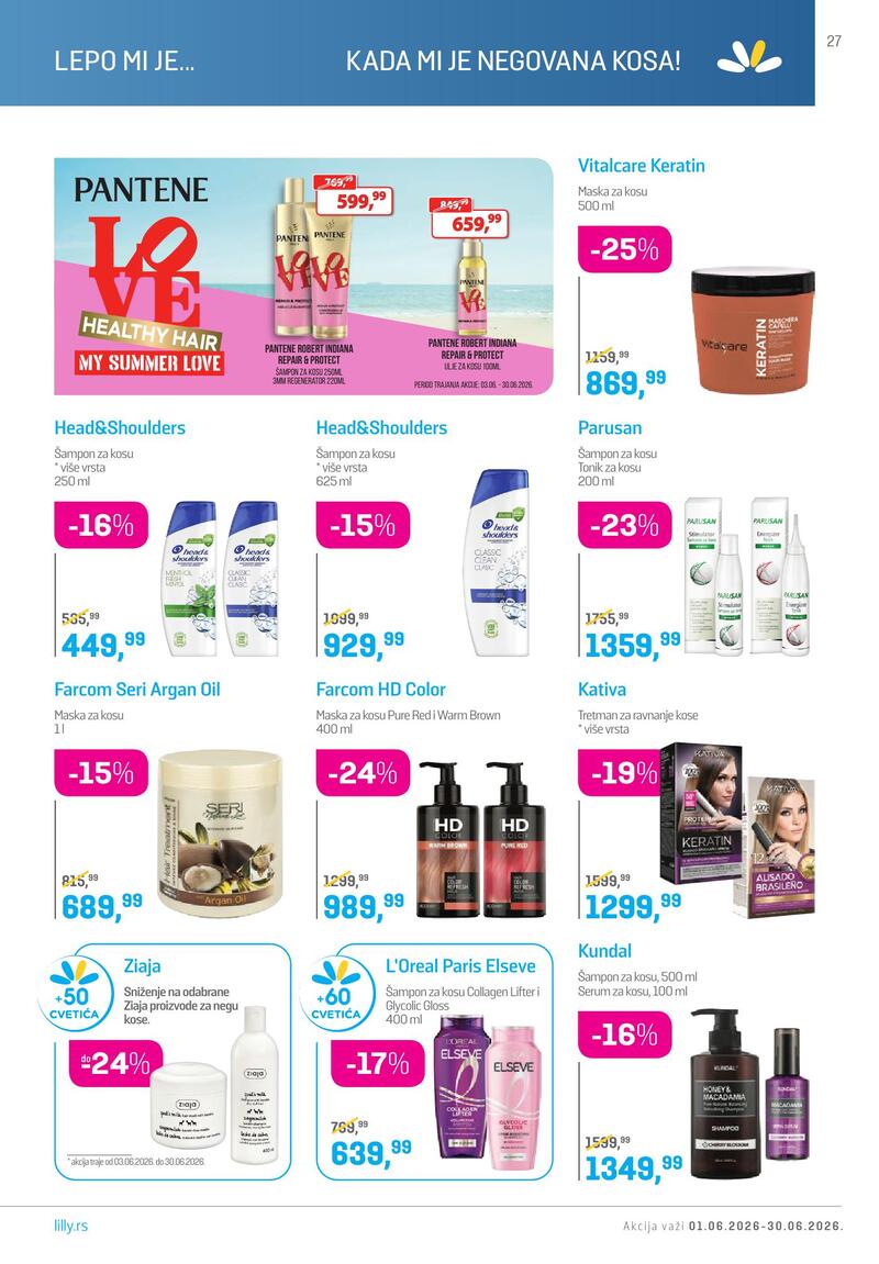 Lilly Drogerie katalog akcija