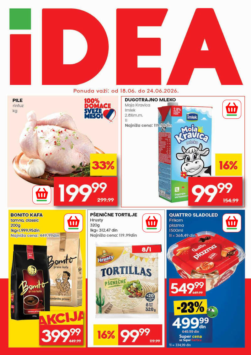 Idea katalog akcija Nedeljna ponuda