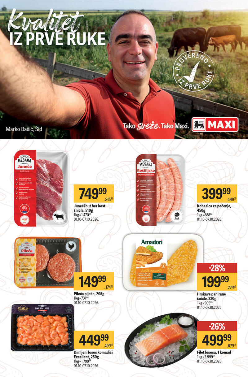 Maxi katalog – Nedeljna akcija