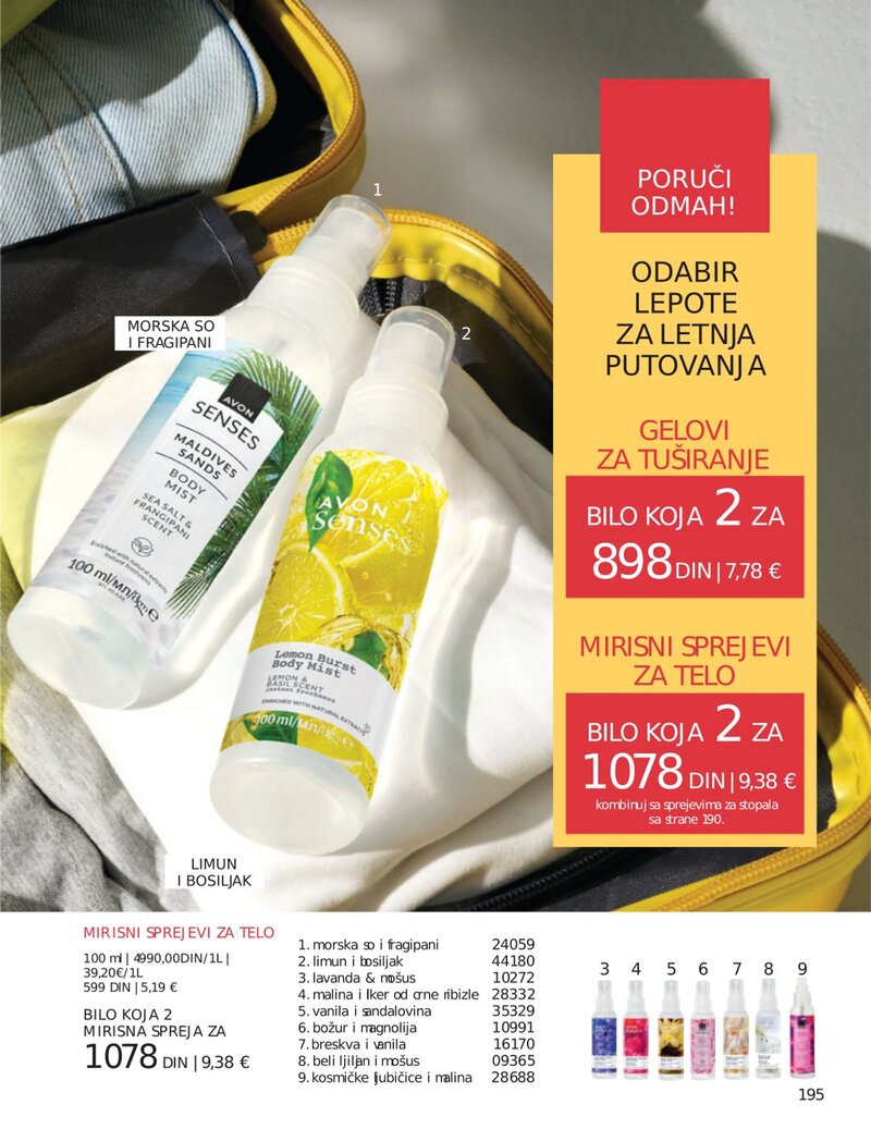 Avon katalog akcija