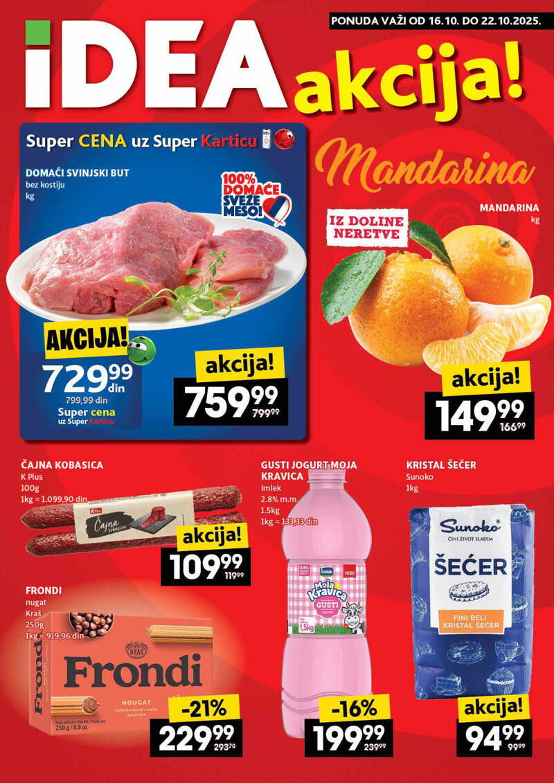 Idea katalog nedeljna akcija