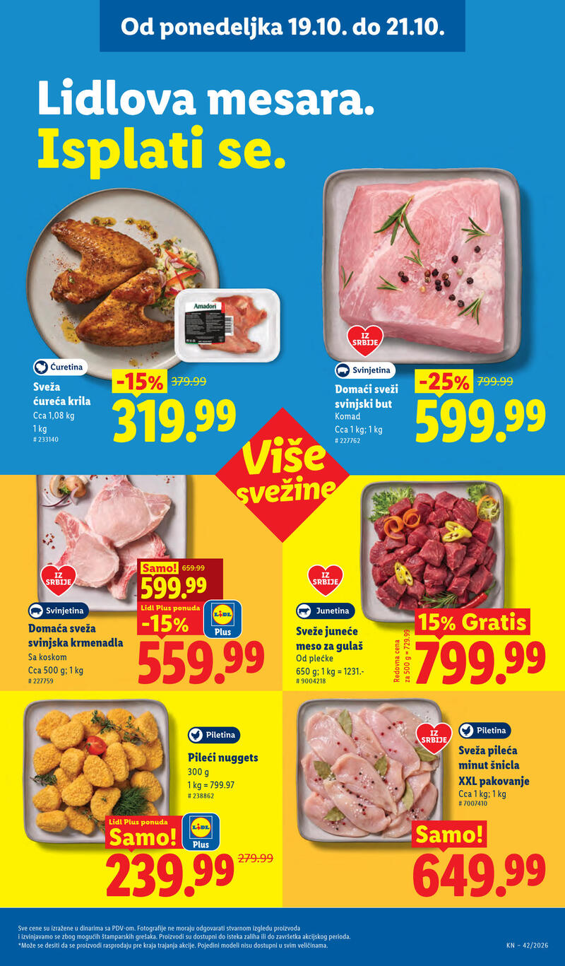 Lidl katalog - Nedeljna akcija