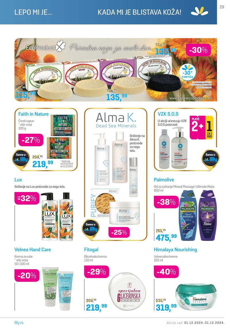 Lilly Drogerie katalog akcija