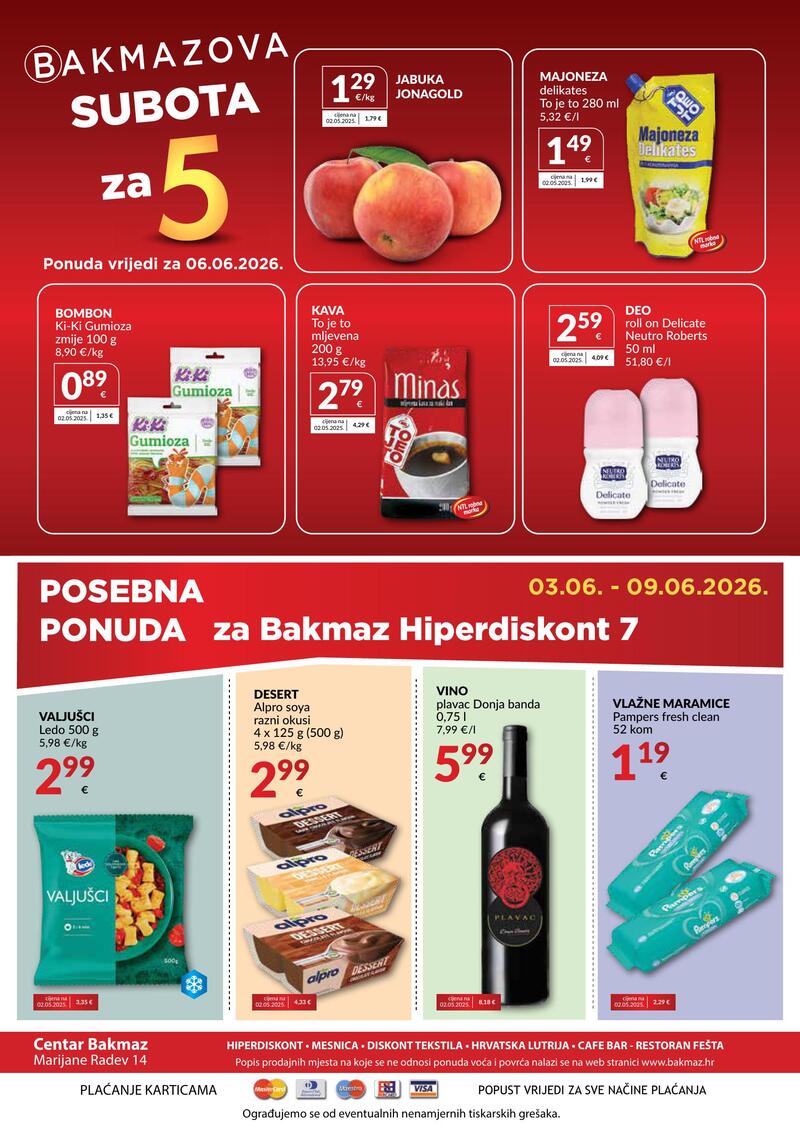 Bakmaz tjedna ponuda