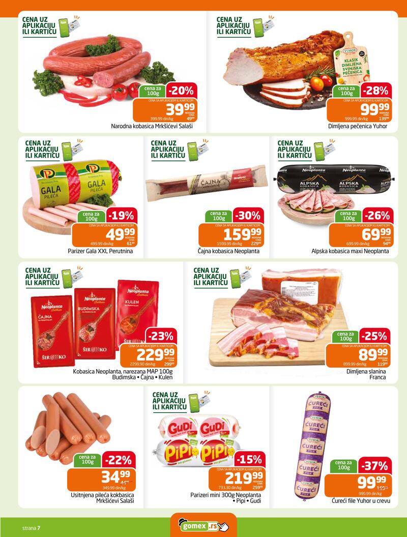 Gomex katalog - Dvonedeljna akcija