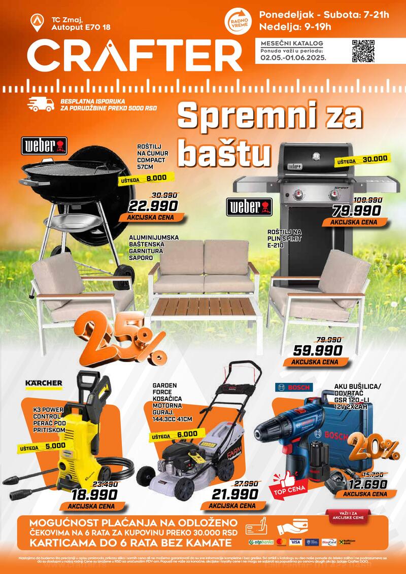 Crafter akcijski katalog