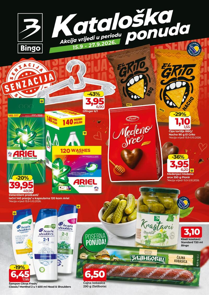 Bingo katalog akcija Kataloška ponuda