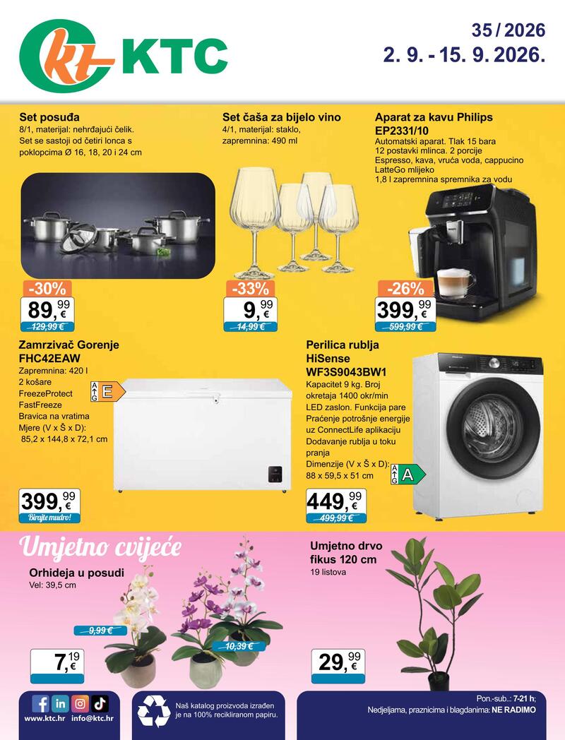 KTC katalog akcija Katalog tehnike i posuđa