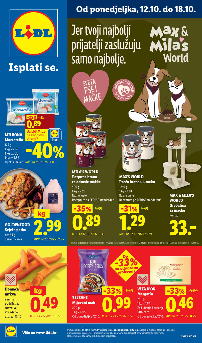 Lidl katalog akcija Tjedna akcija