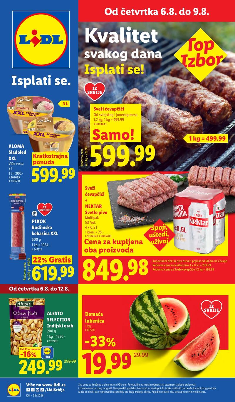 Lidl katalog akcija Redovna akcija
