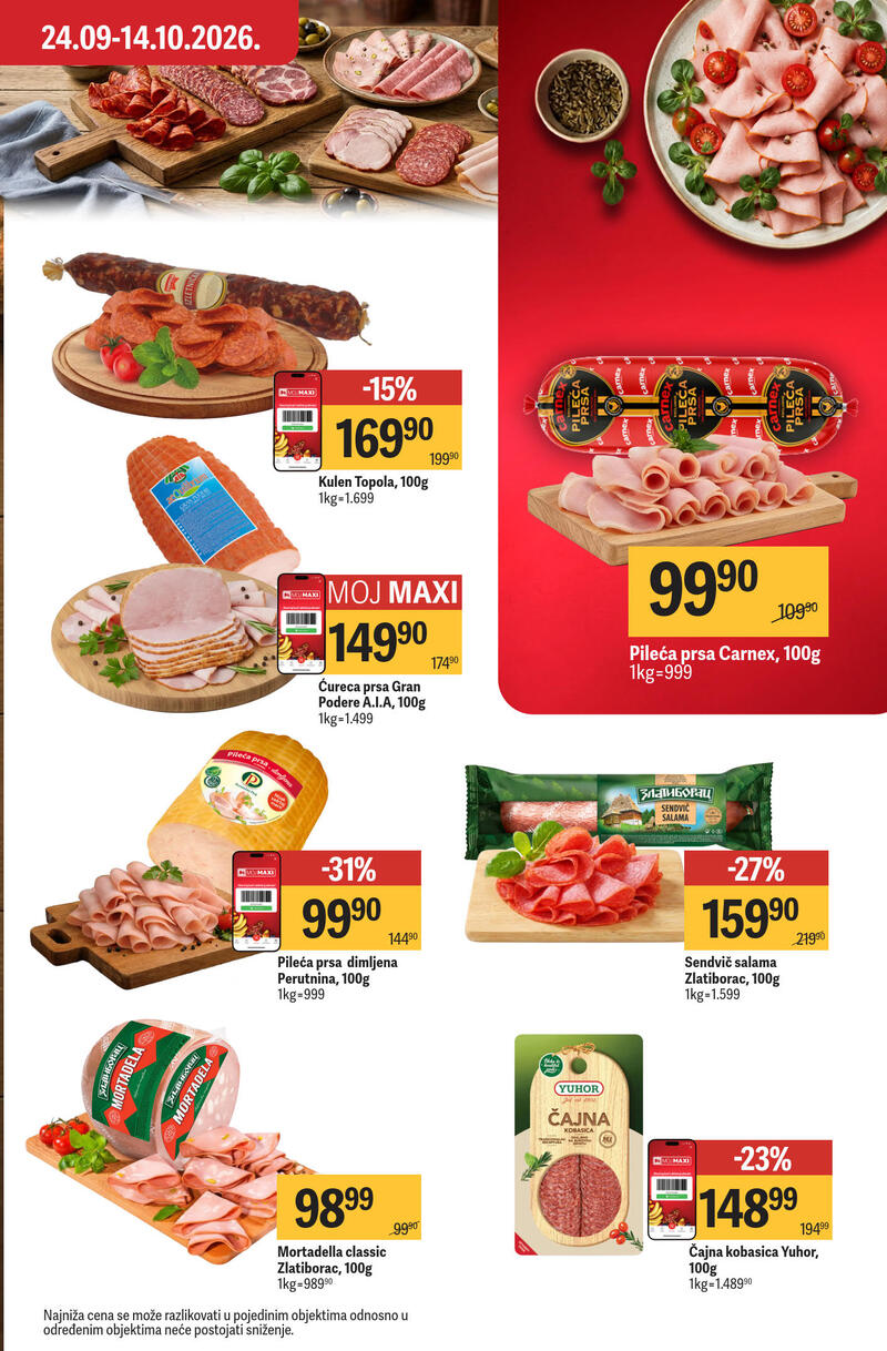 Maxi katalog – Nedeljna akcija