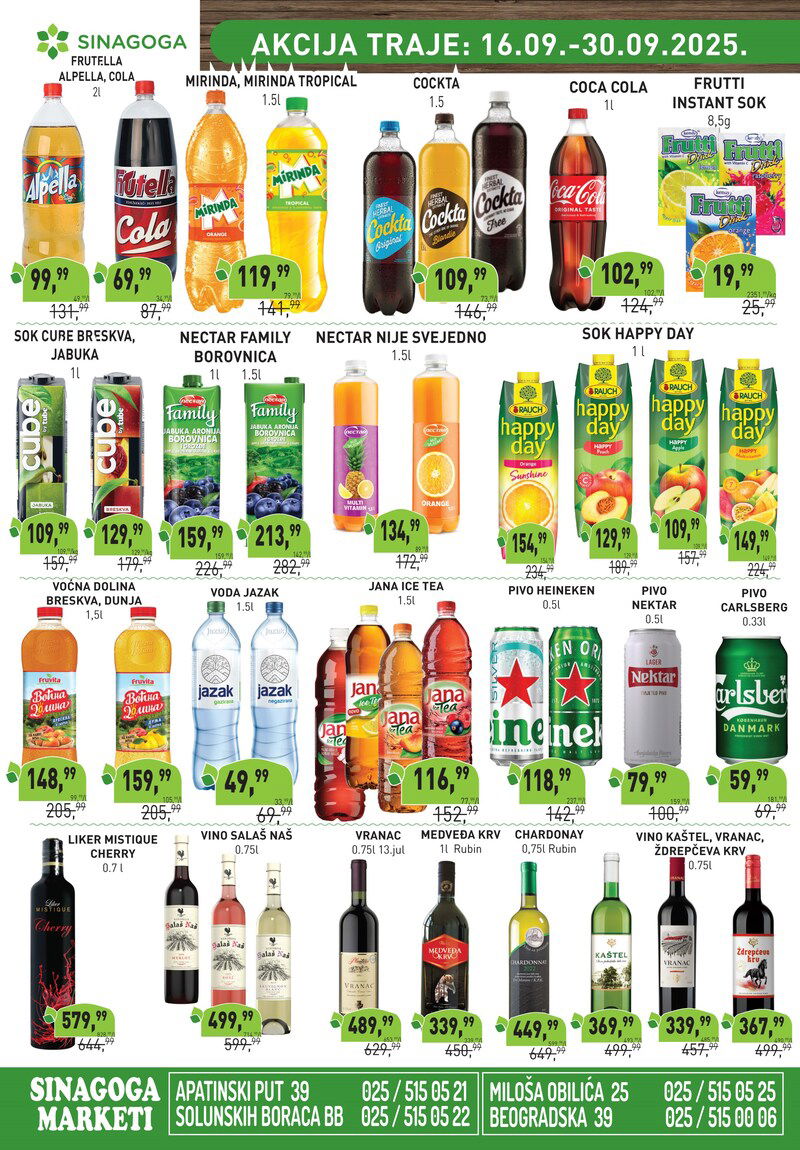 Sinagoga katalog akcija