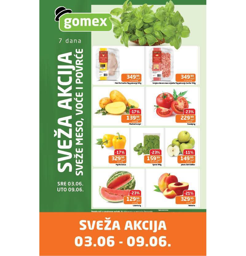 Gomex katalog akcija Nedeljna top ponuda