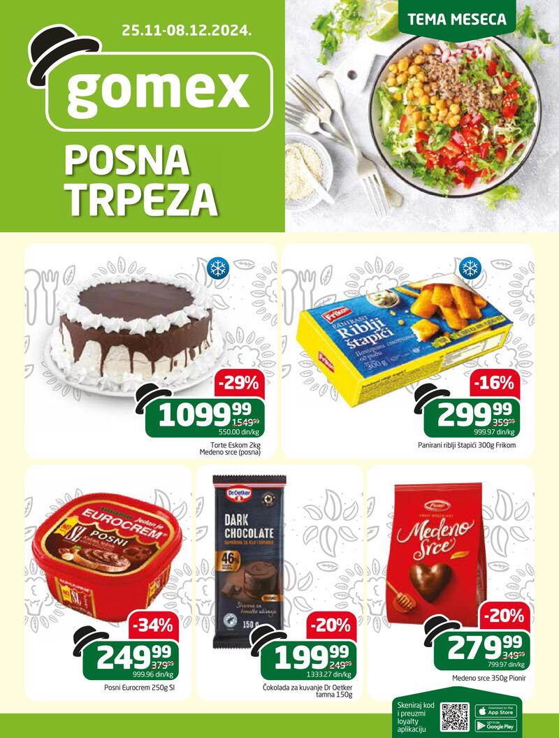 Gomex katalog hrana