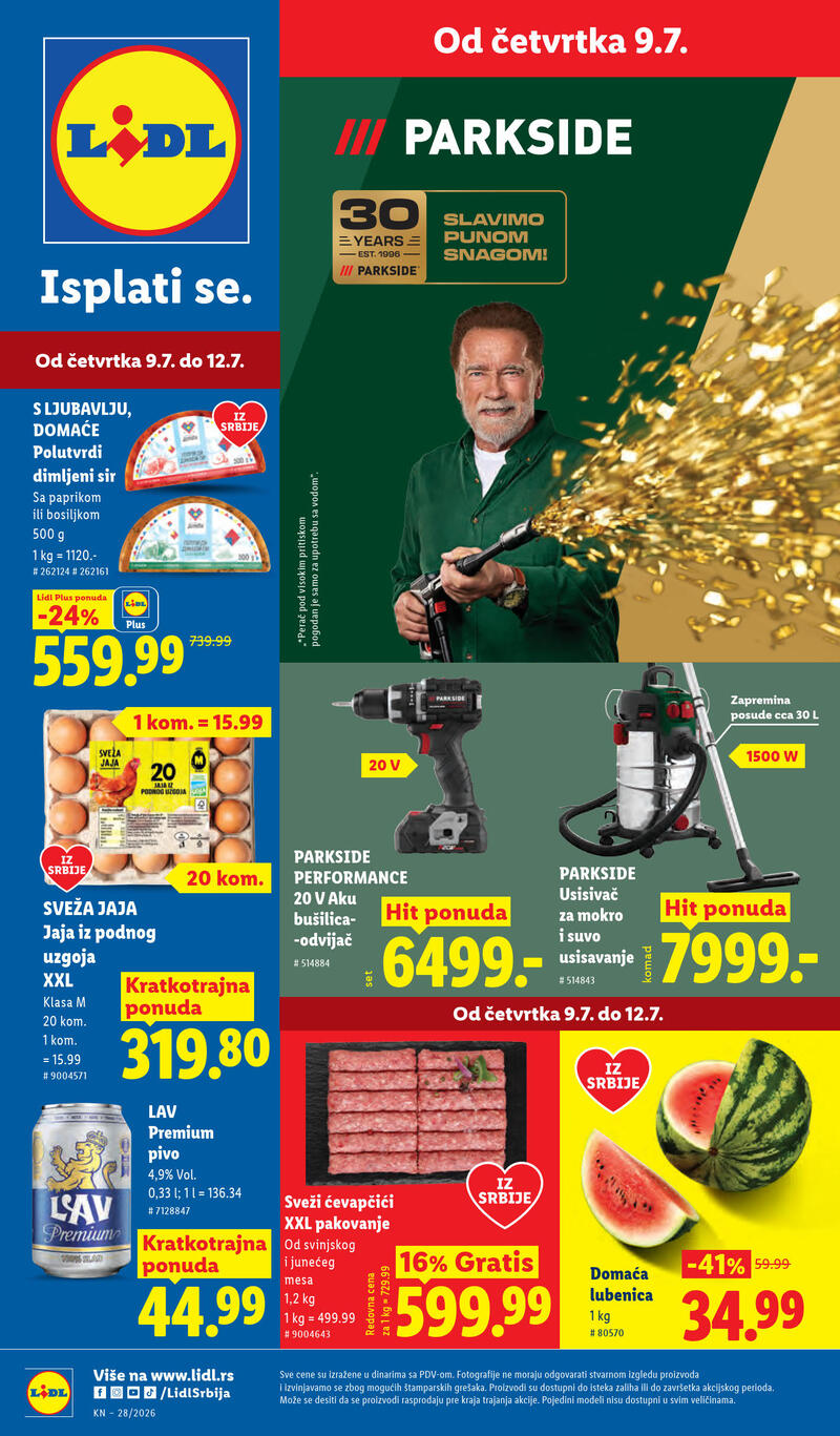 Lidl katalog akcija Redovna akcija