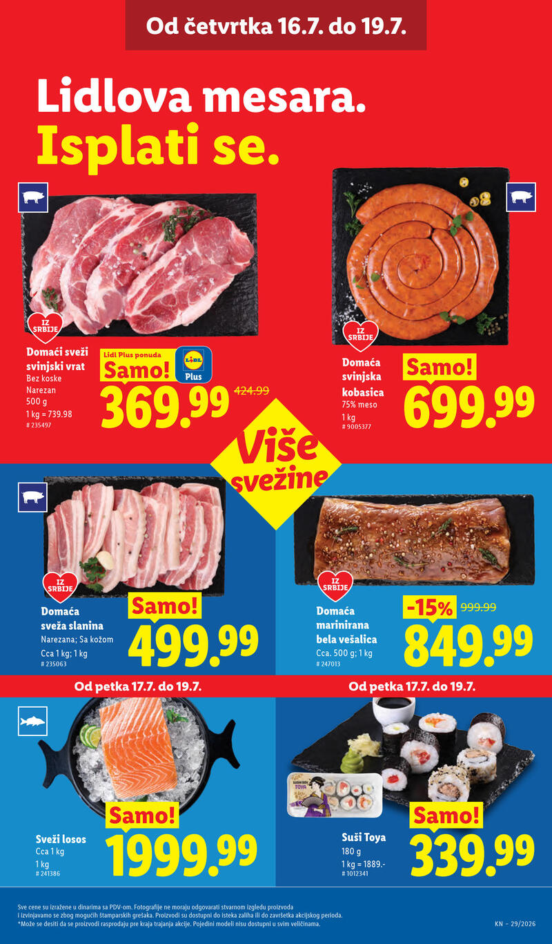 Lidl katalog akcija