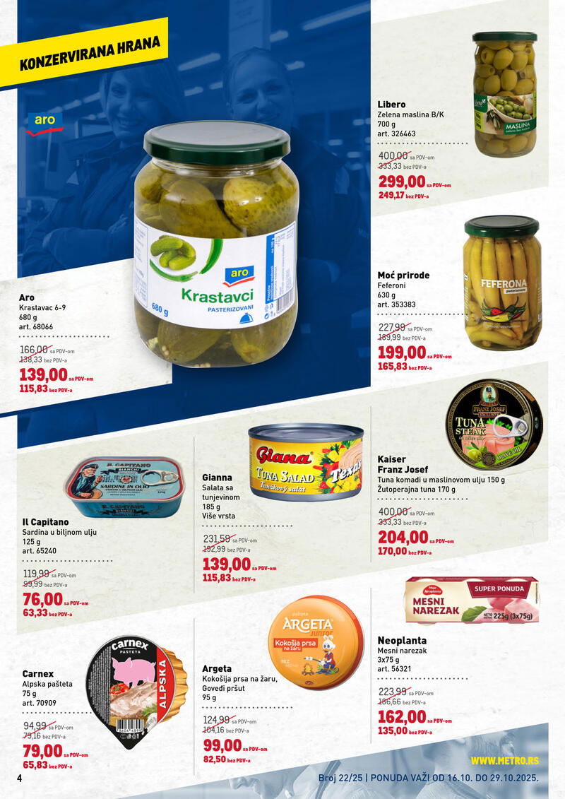 Metro katalog hrana