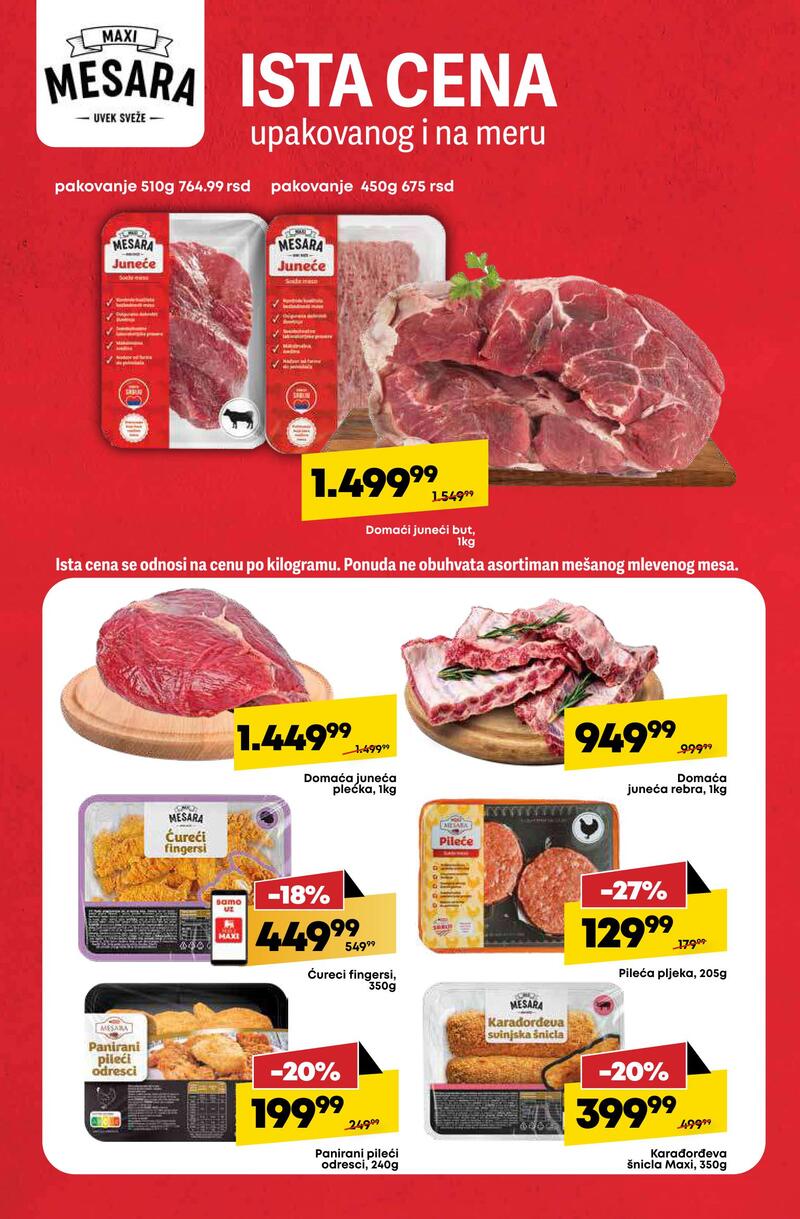 Mega Maxi nedeljna akcija