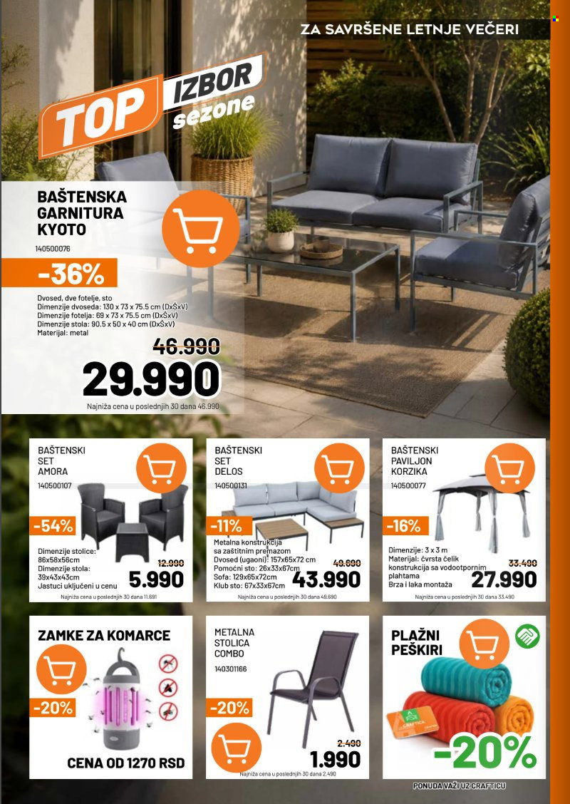 Crafter akcijski katalog