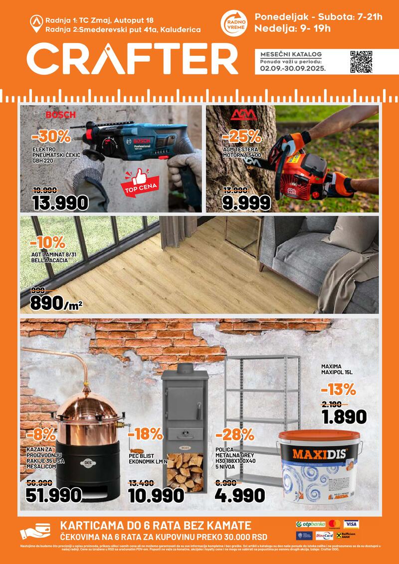 Crafter akcijski katalog