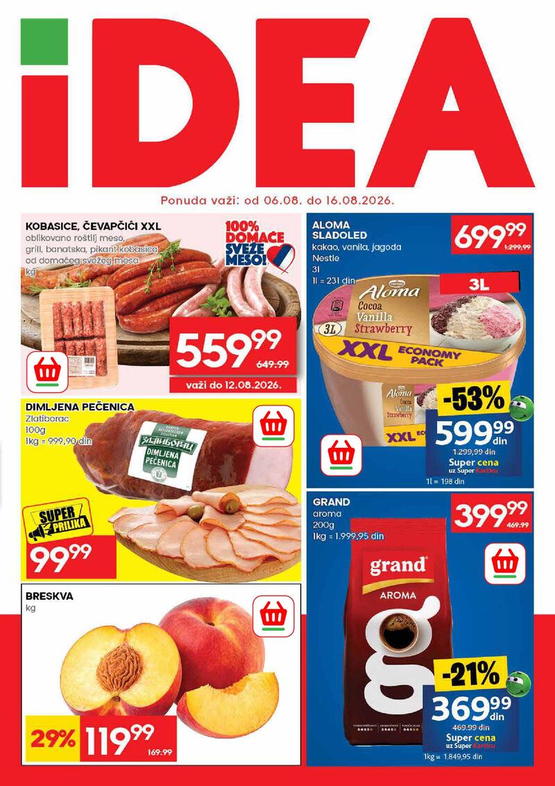 Idea katalog akcija Nedeljna ponuda