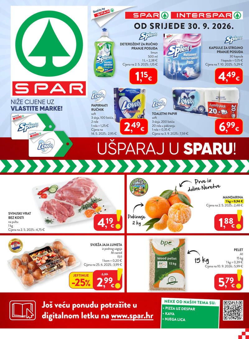 Spar katalog akcija Tjedna akcija