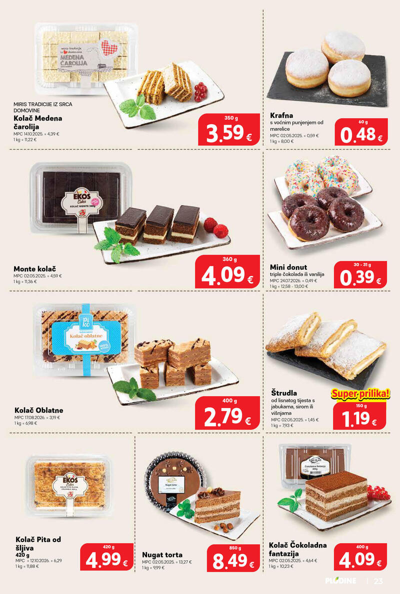 Plodine katalog - Tjedna akcija